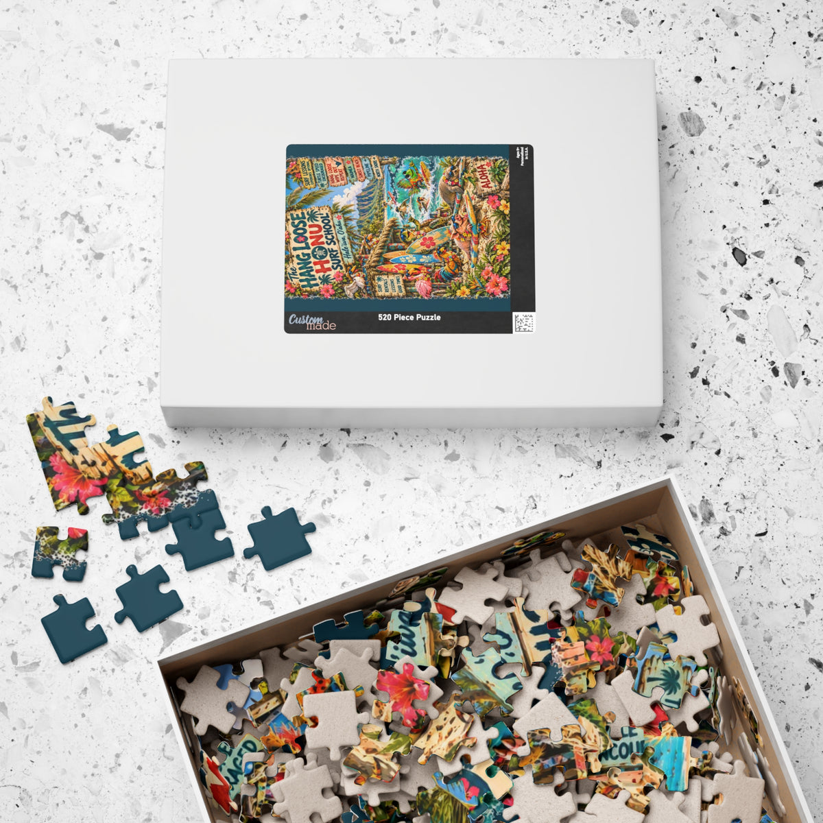 The Hang Loose Honu Surf School Jigsaw Puzzle
