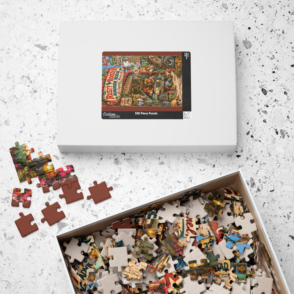The Rusty Rooster Roadside Rescue Jigsaw Puzzle
