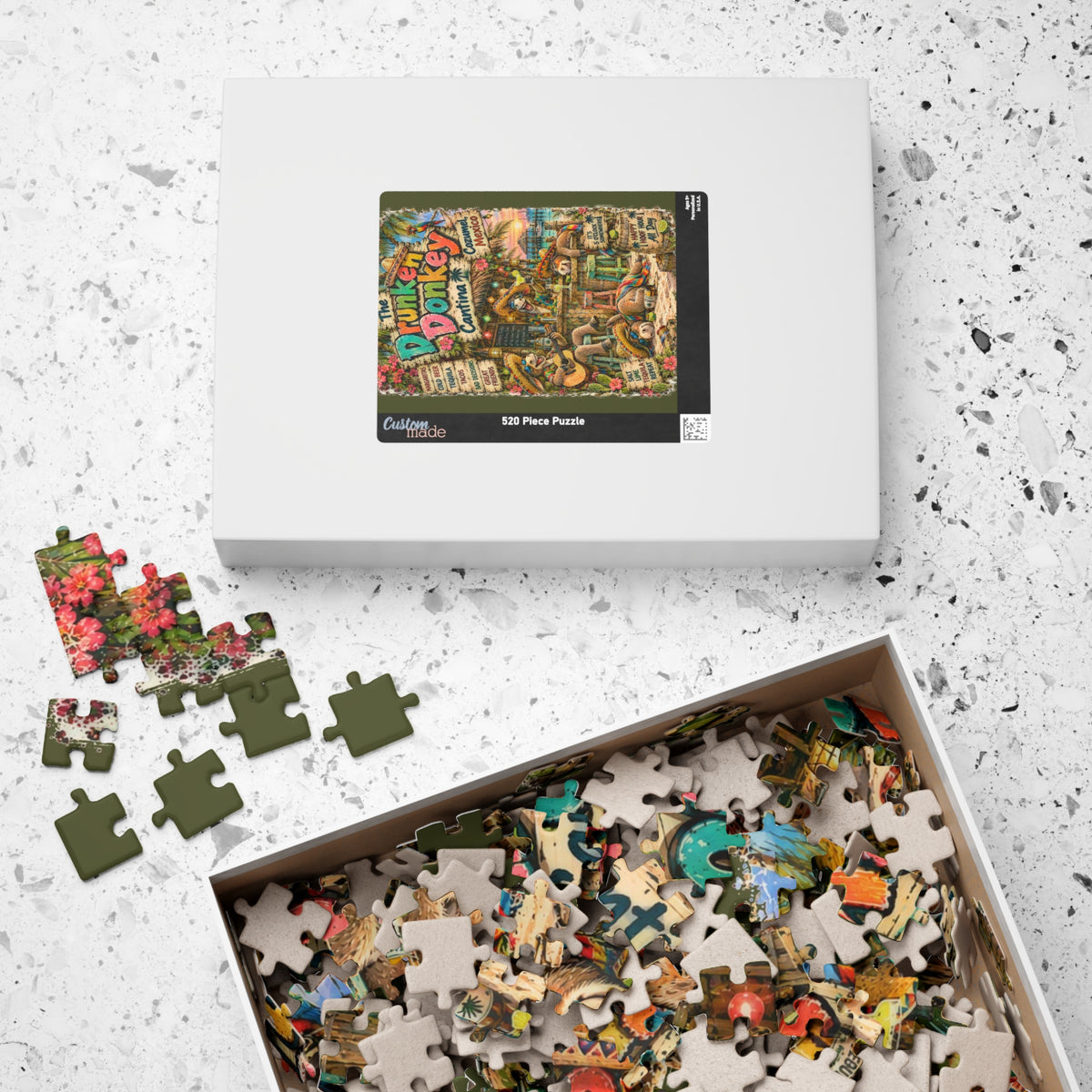The Drunken Donkey Cantina Jigsaw Puzzle