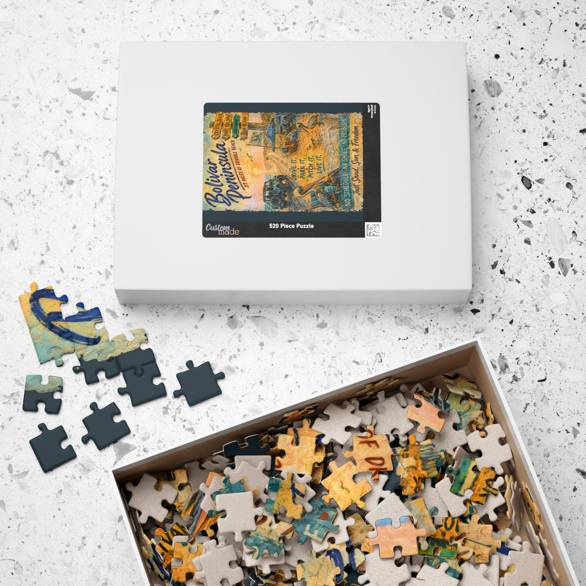 Bolivar Peninsula jigsaw puzzle, alternate view 7