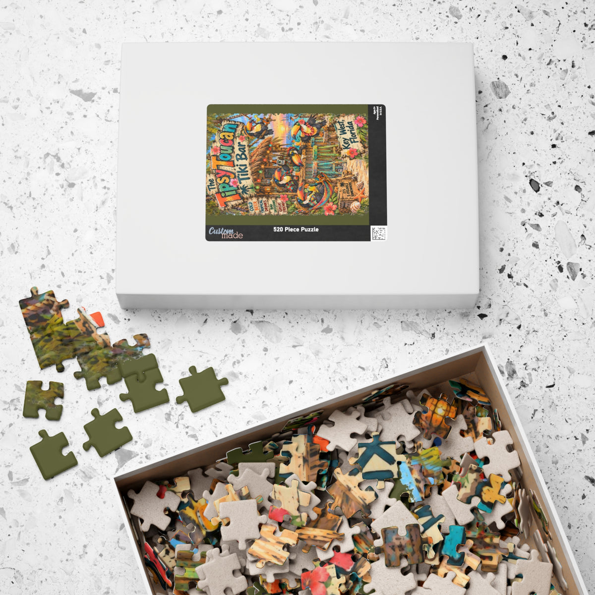 Tipsy Toucan Tiki Bar Jigsaw Puzzle