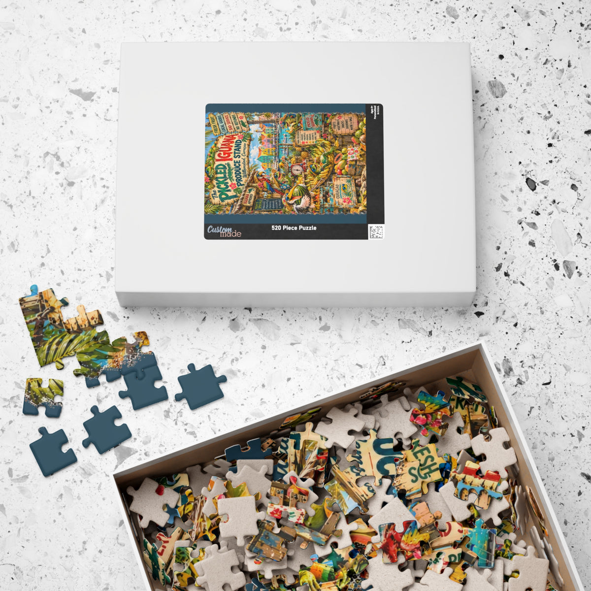 The Pickled Iguana Produce Stand Jigsaw Puzzle