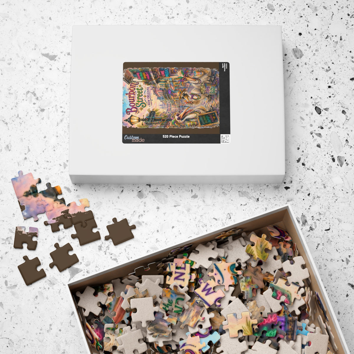 Bourbon Street New Orleans jigsaw puzzle, alternate view 7