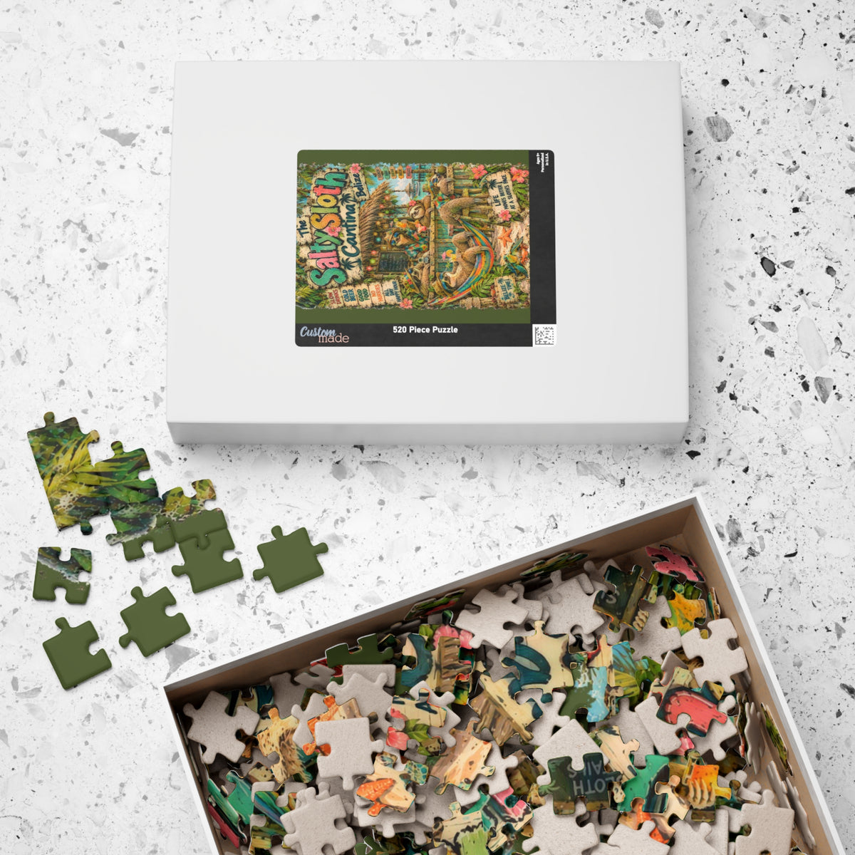 The Salty Sloth Cantina Jigsaw Puzzle