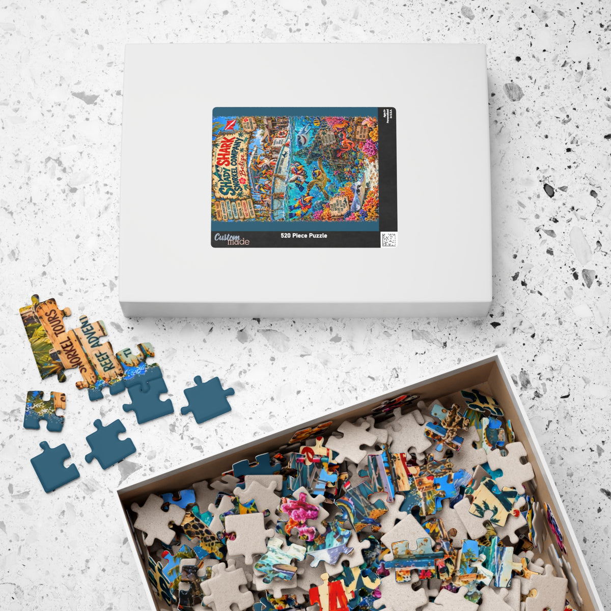 The Shady Shark Snorkel Company Jigsaw Puzzle