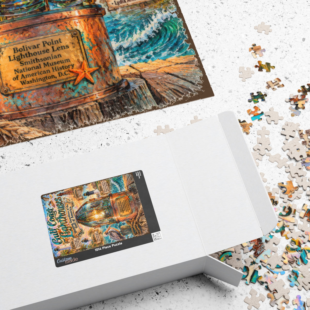 Gulf Coast Lighthouses jigsaw puzzle, alternate view 4