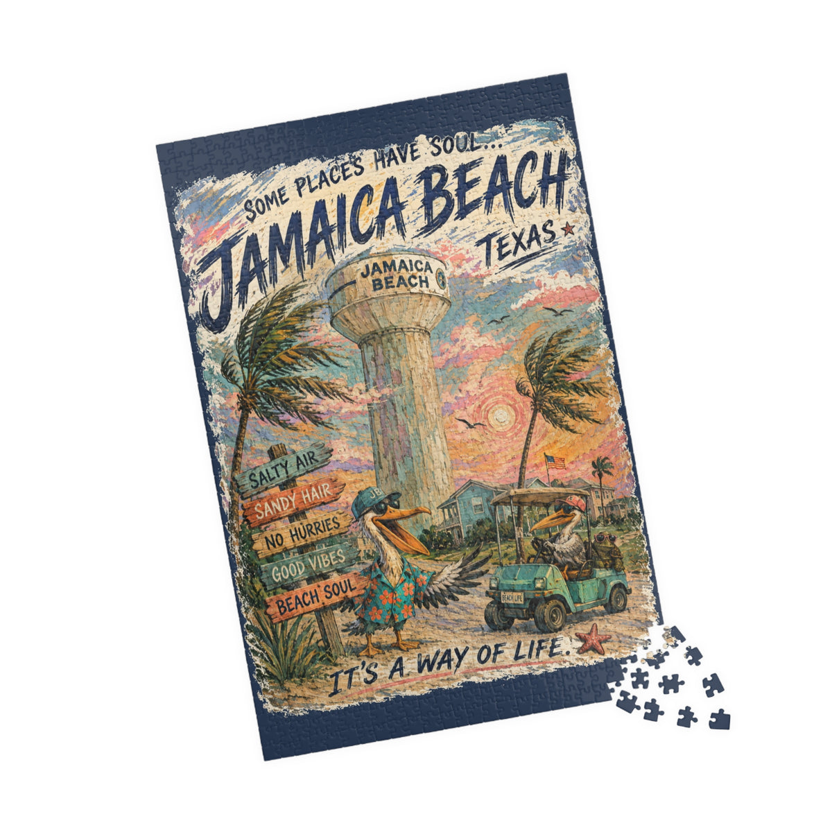 Jamaica Beach Texas jigsaw puzzle, alternate view 3