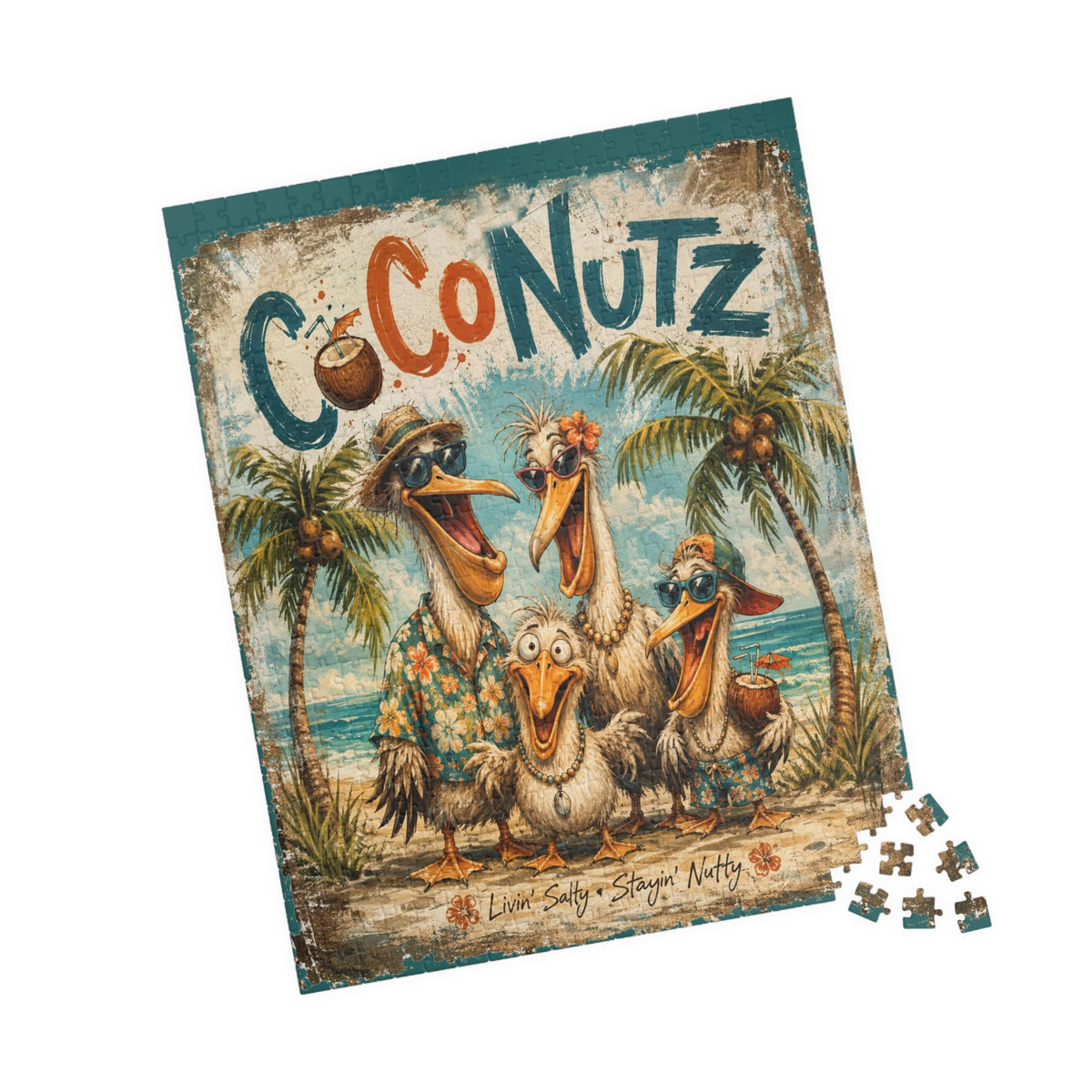 CoCoNutz Livin' Salty Stayin' Nutty Jigsaw Puzzle