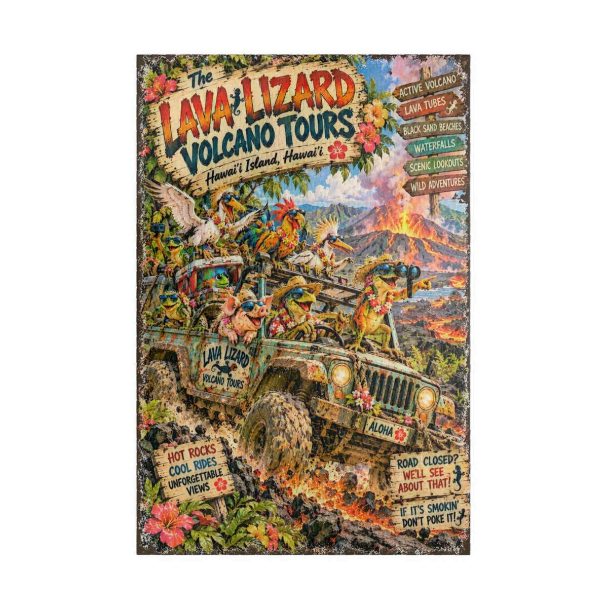 The Lava Lizard Volcano Tours Jigsaw Puzzle