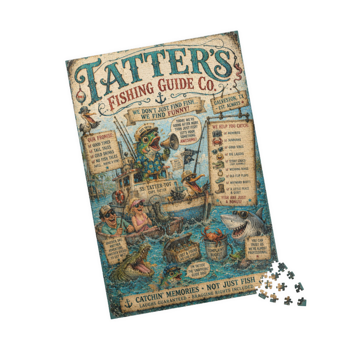 Tatter's Fishing Guide Co. Jigsaw Puzzle