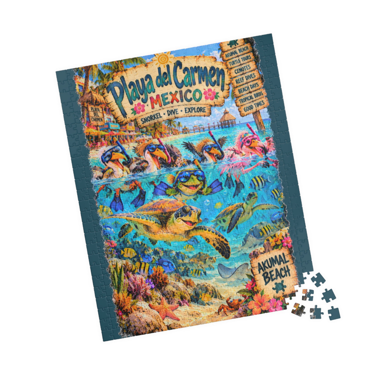 Playa del Carmen Mexico Jigsaw Puzzle