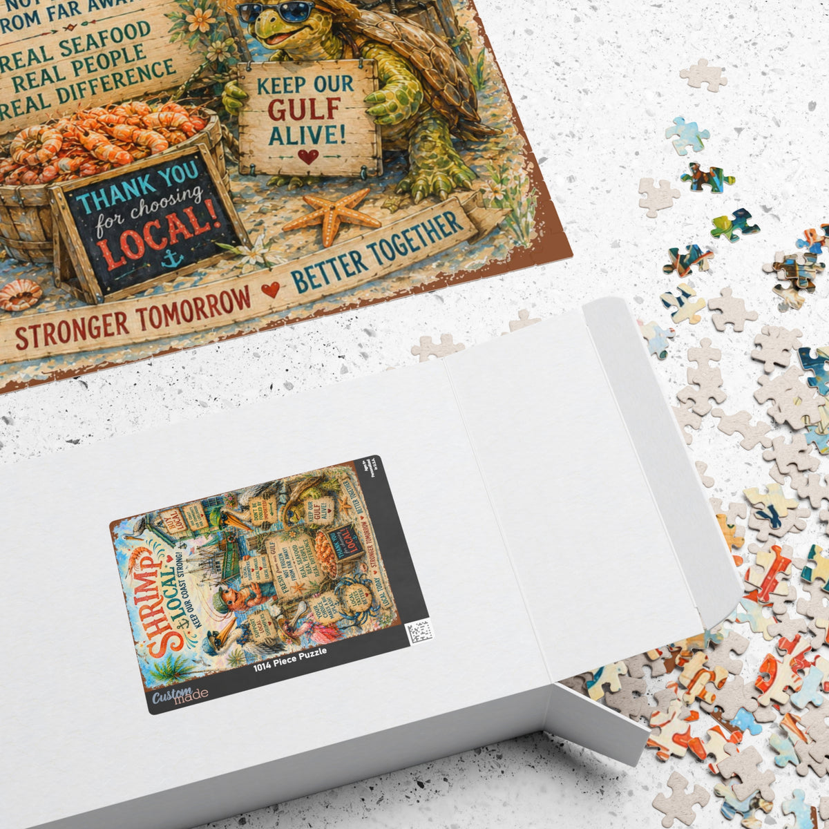 Shrimp Local jigsaw puzzle, alternate view 4