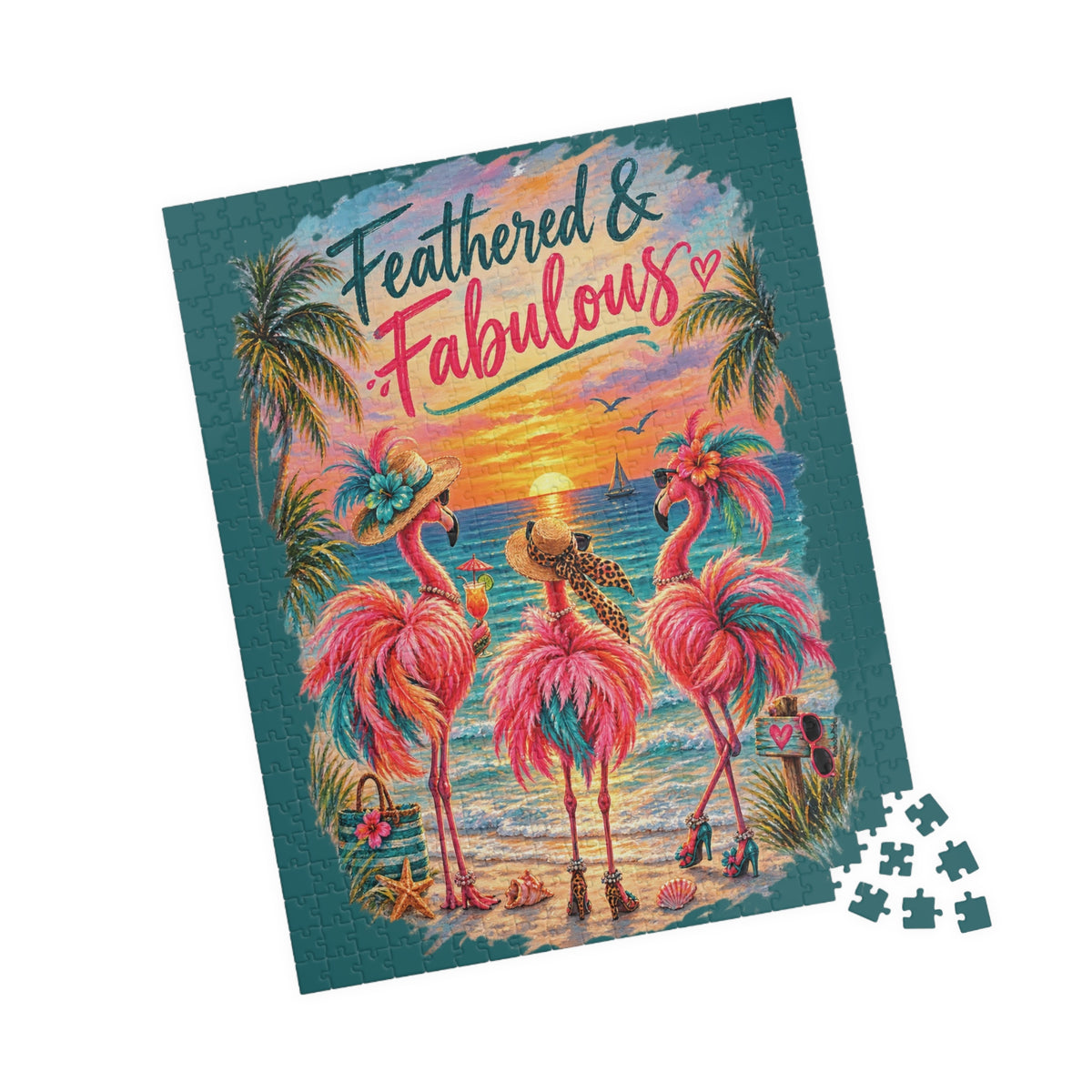 Feathered & Fabulous jigsaw puzzle, alternate view 6