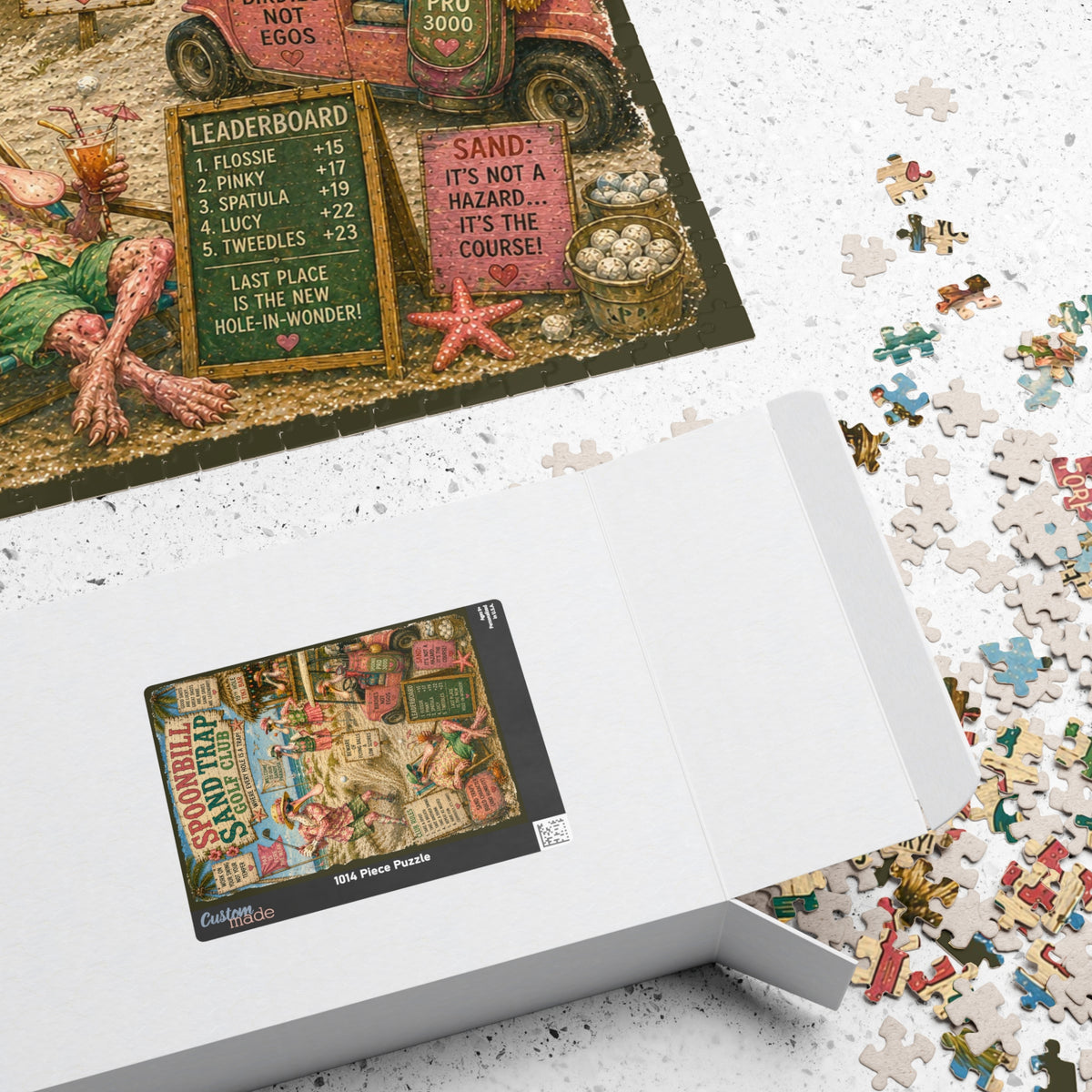Spoonbill Sand Trap Golf Club jigsaw puzzle, alternate view 4