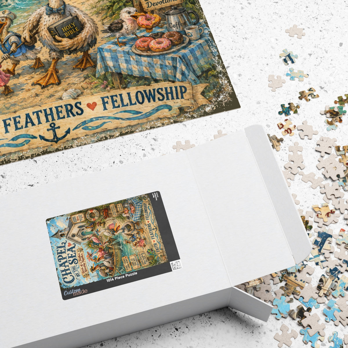 Chapel by the Sea jigsaw puzzle, alternate view 4