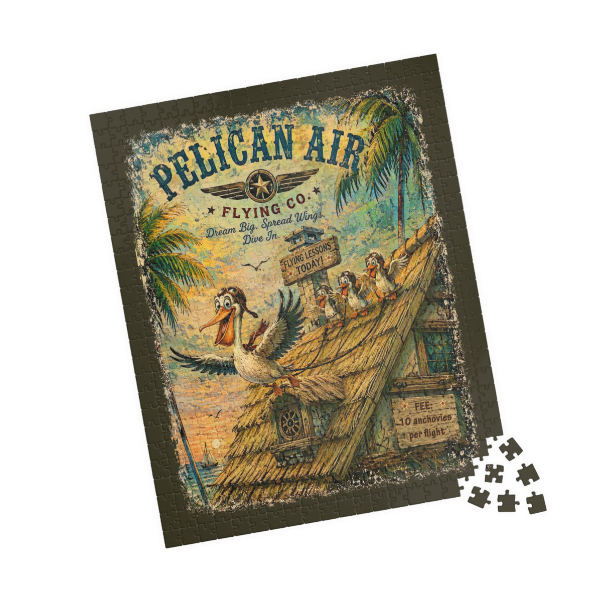 Pelican Air Flying Co. jigsaw puzzle, alternate view 6