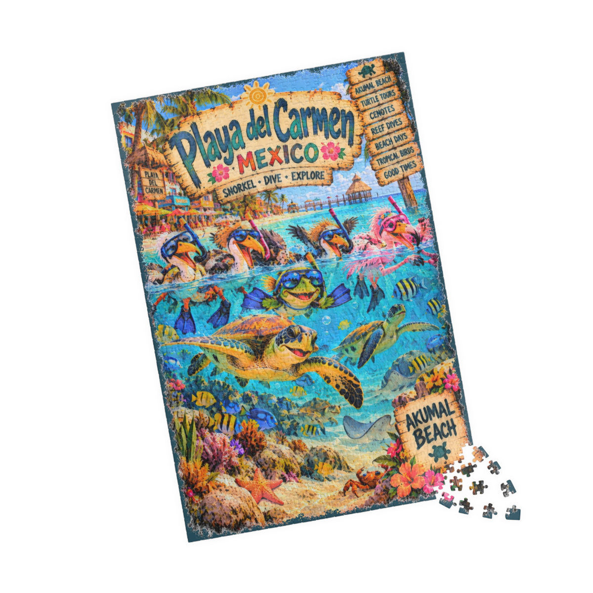 Playa del Carmen Mexico Jigsaw Puzzle