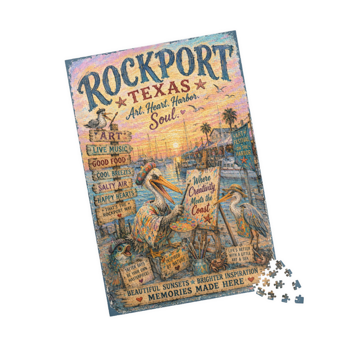 Rockport Texas jigsaw puzzle, alternate view 3