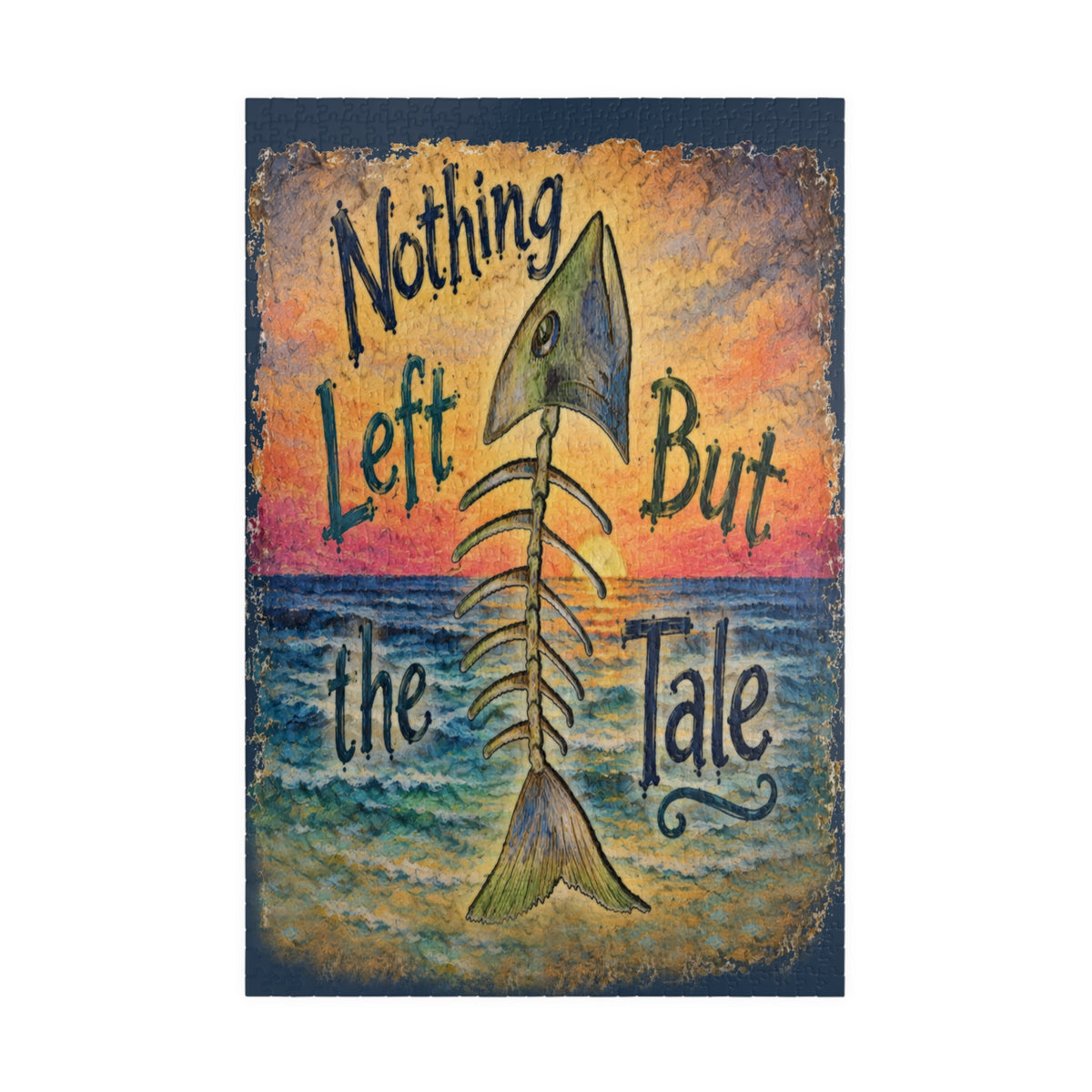 Nothing Left But the Tale jigsaw puzzle – original artwork by The Glass Tattoo Company