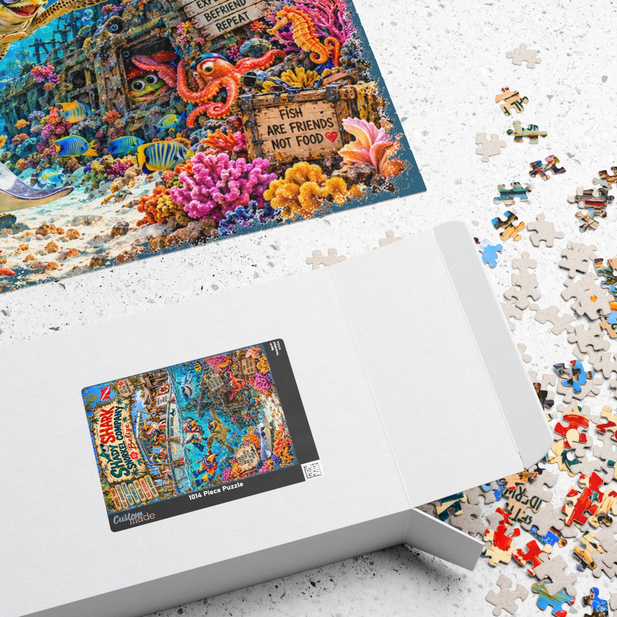 The Shady Shark Snorkel Company Jigsaw Puzzle