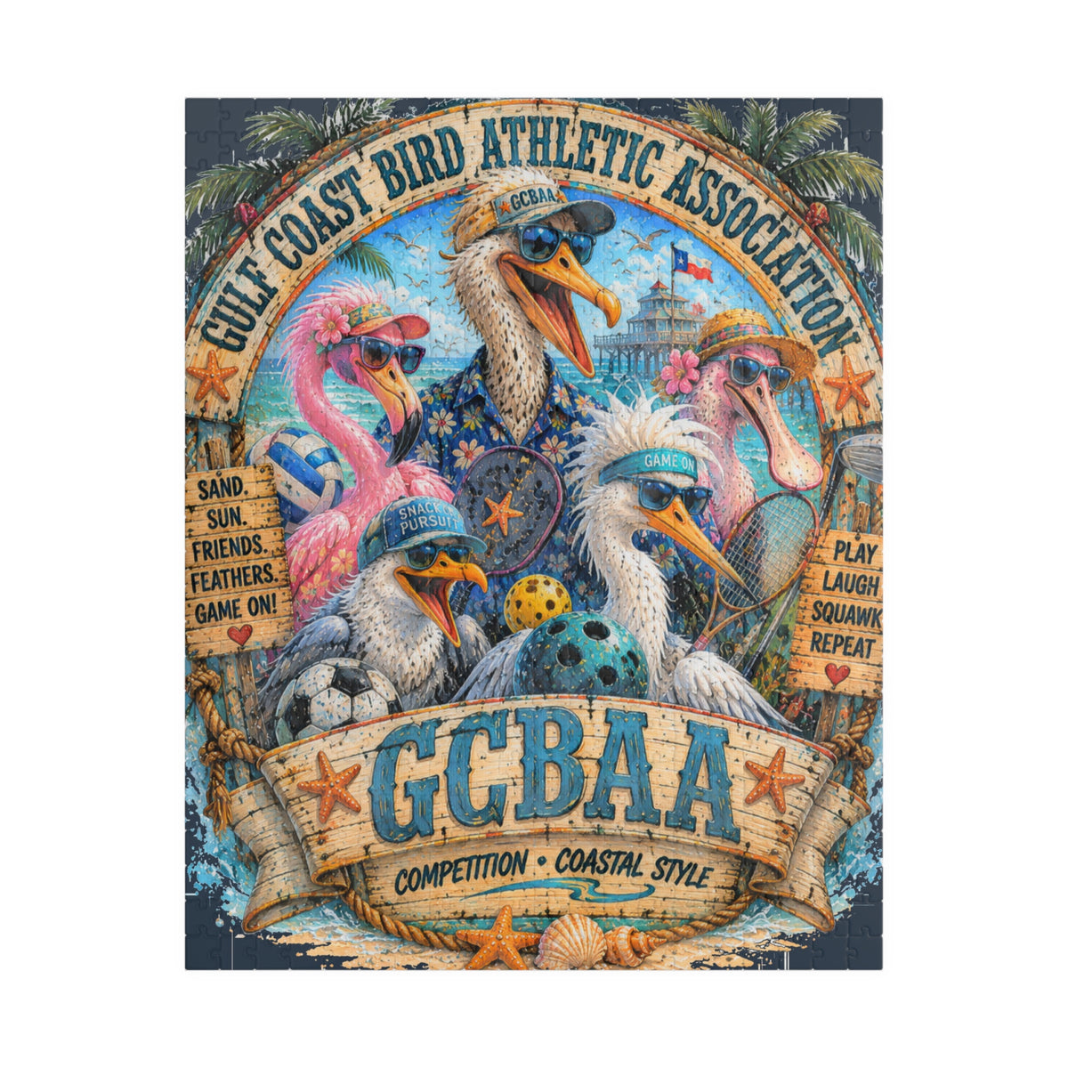 GCBAA Team jigsaw puzzle, alternate view 1