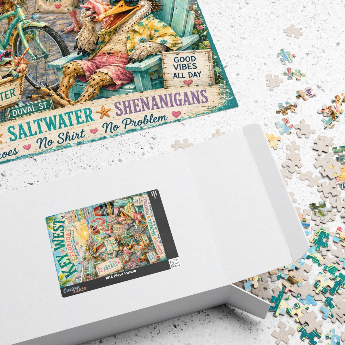 Key West Florida - Conch Crew jigsaw puzzle, alternate view 4