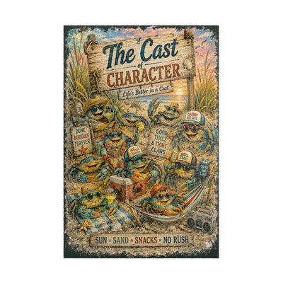 The Cast of Character jigsaw puzzle – original artwork by The Glass Tattoo Company