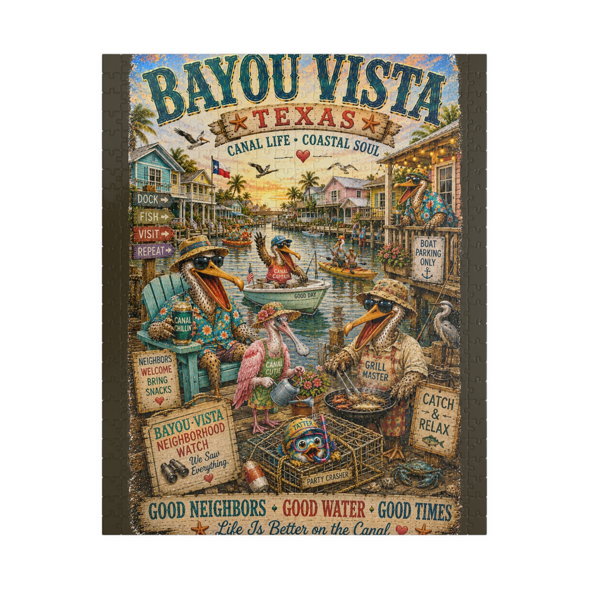 Bayou Vista Texas jigsaw puzzle, alternate view 1