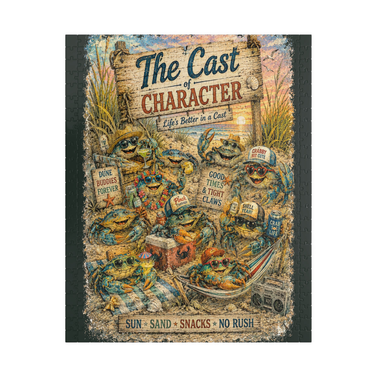 The Cast of Character jigsaw puzzle, alternate view 1