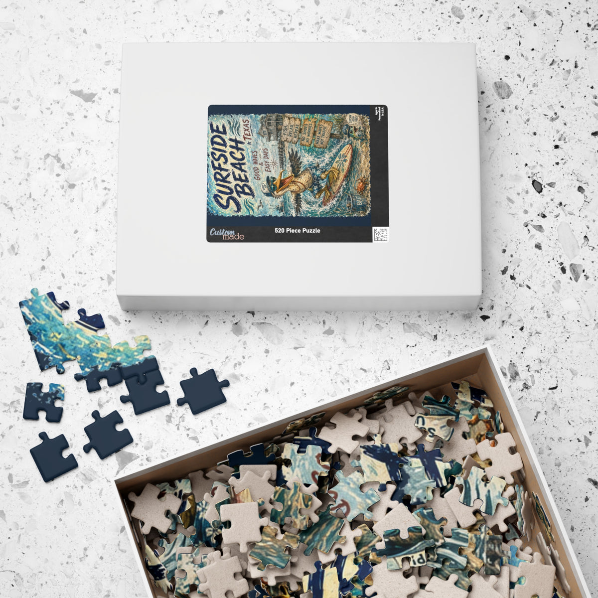 Surfside Beach Texas jigsaw puzzle, alternate view 7