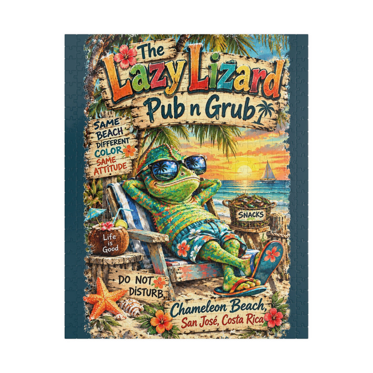 The Lazy Lizard Pub n Grub Jigsaw Puzzle