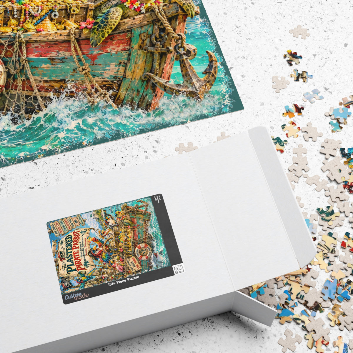 The Plastered Pirate Parrot Jigsaw Puzzle