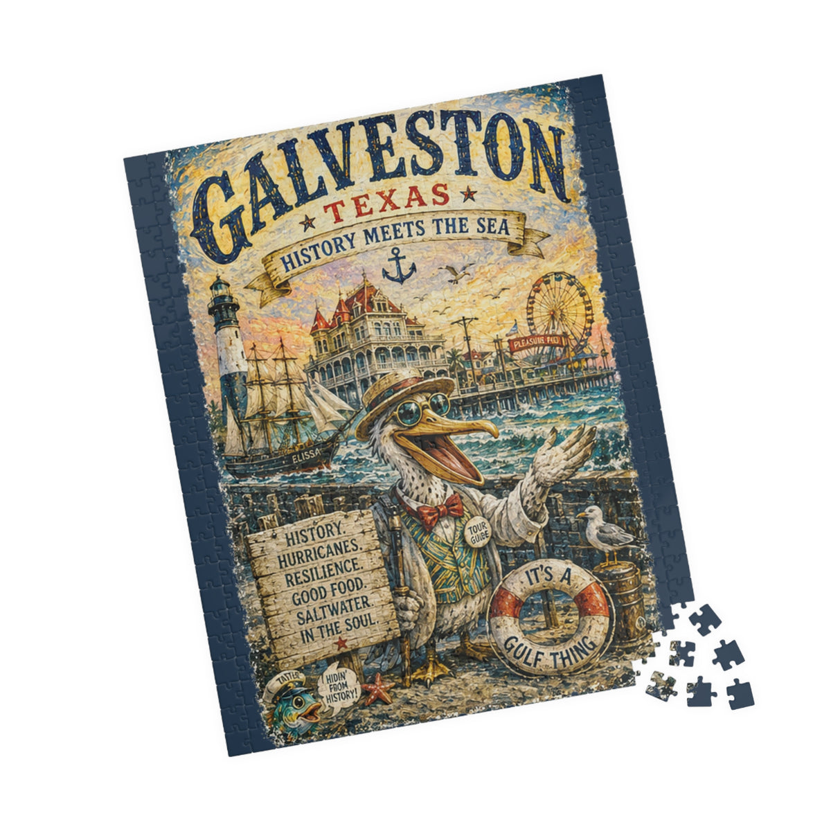 Galveston Texas jigsaw puzzle, alternate view 6