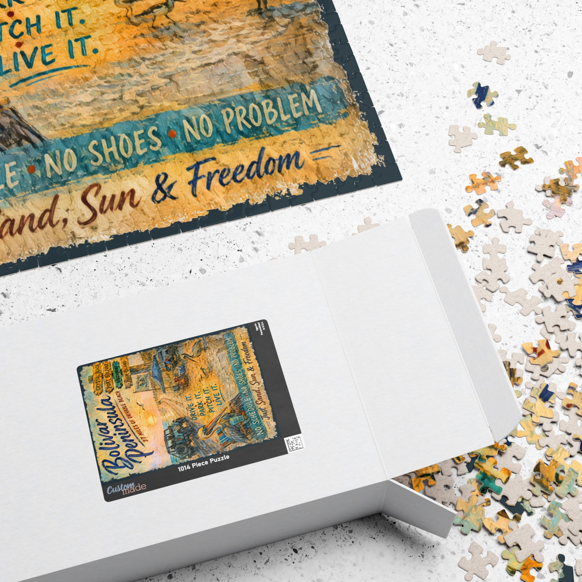 Bolivar Peninsula jigsaw puzzle, alternate view 4