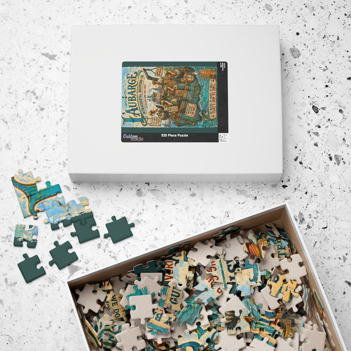 L'Aubarge Intracoastal Shipping Co. jigsaw puzzle, alternate view 7