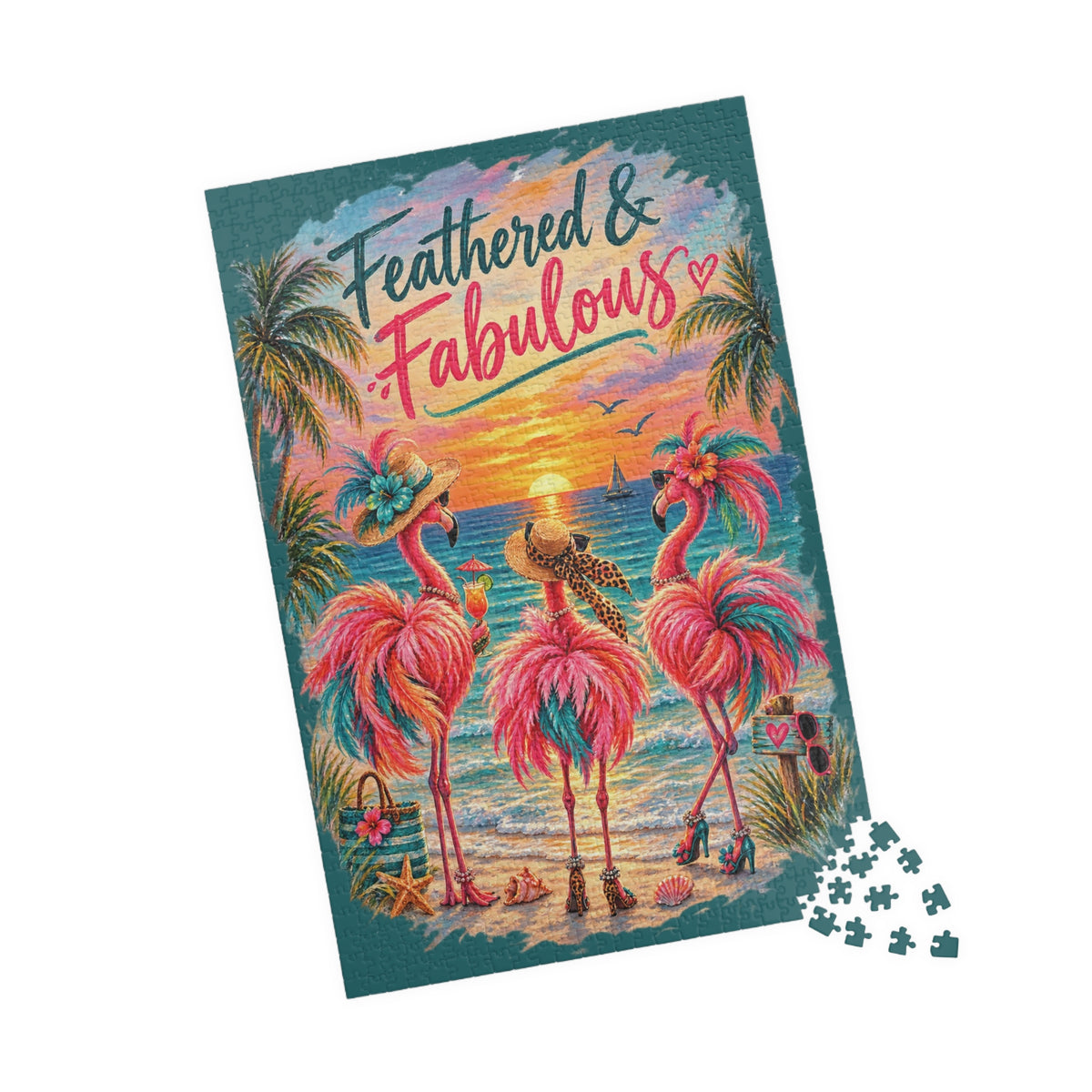 Feathered & Fabulous jigsaw puzzle, alternate view 3
