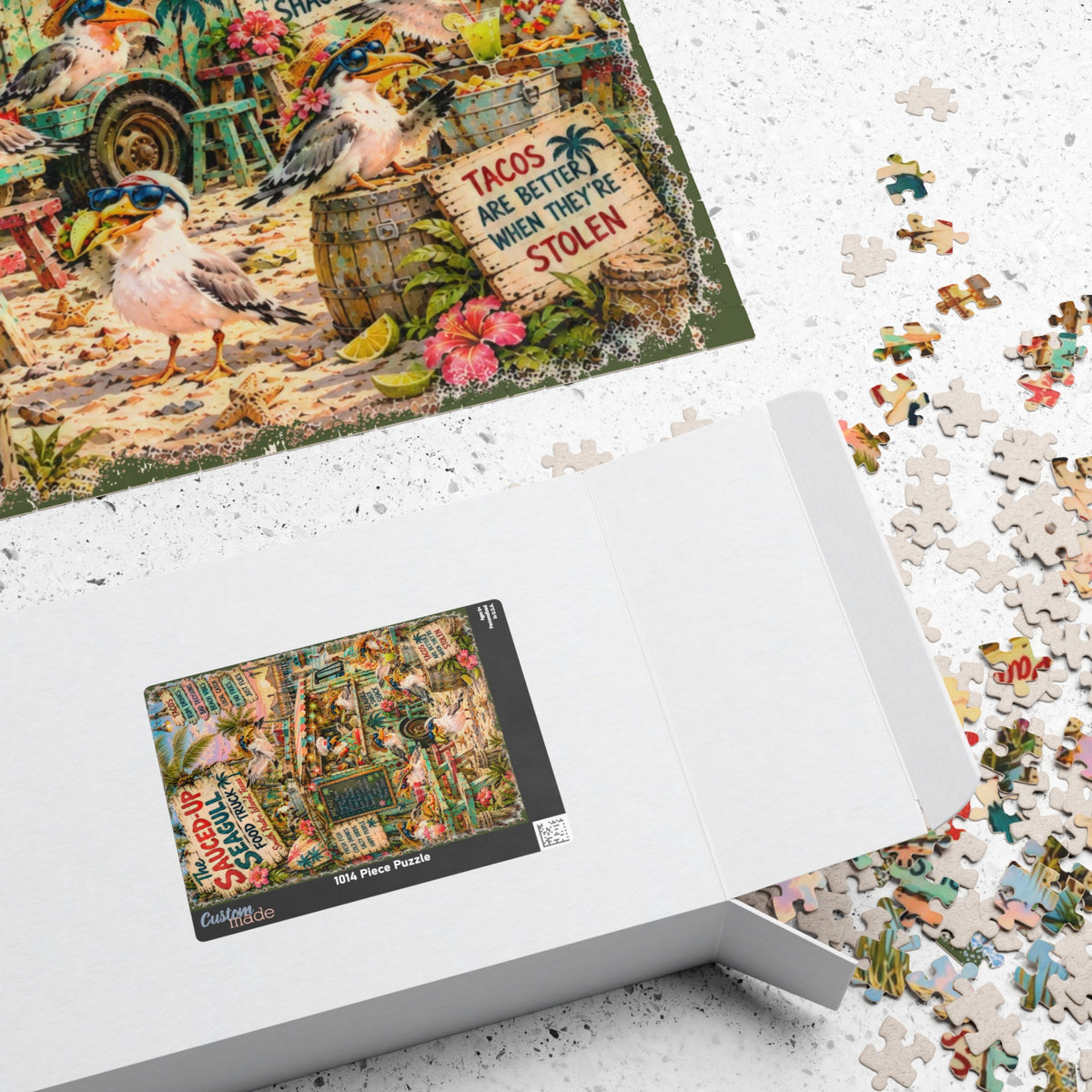 The Sauced-Up Seagull Food Truck jigsaw puzzle, alternate view 4