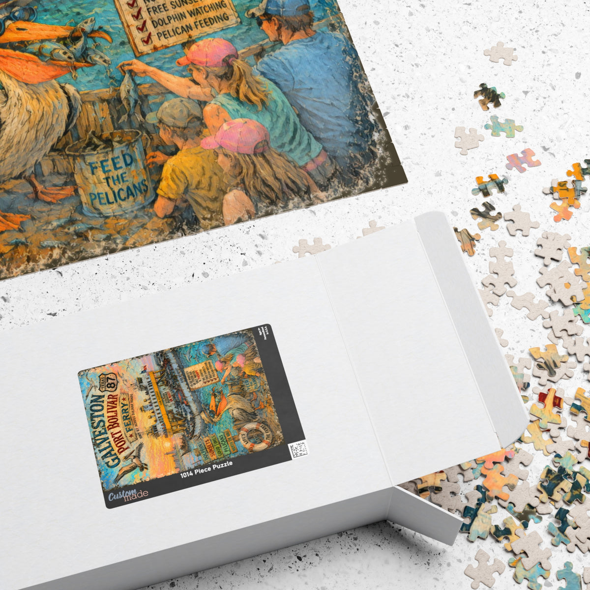 Galveston-Port Bolivar Ferry jigsaw puzzle, alternate view 4