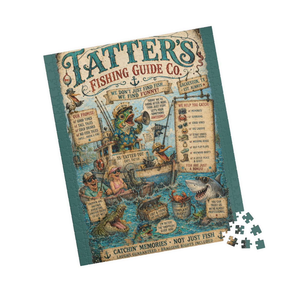 Tatter's Fishing Guide Co. Jigsaw Puzzle