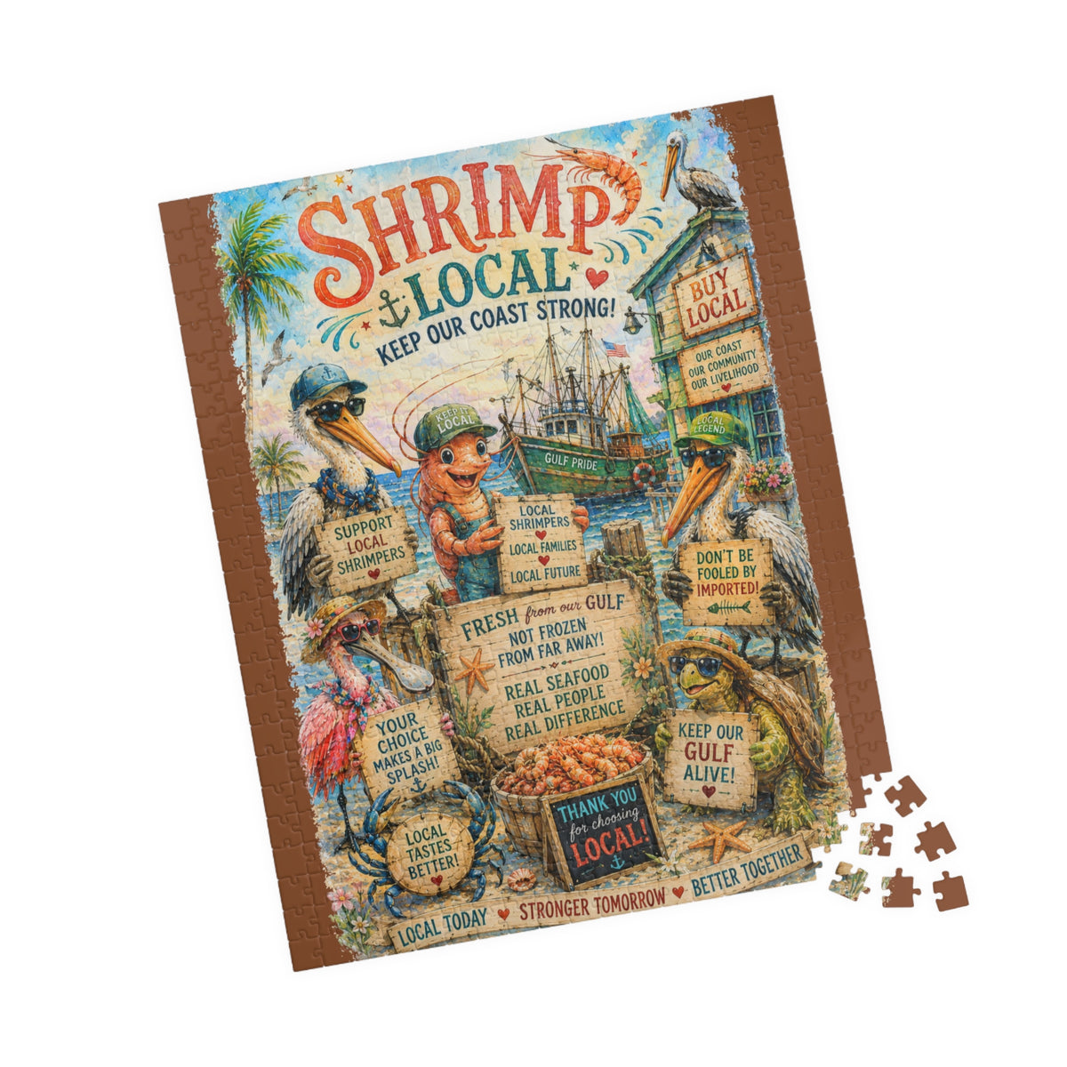 Shrimp Local jigsaw puzzle, alternate view 6