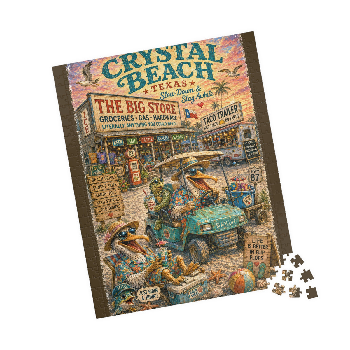 Crystal Beach Big Store jigsaw puzzle, alternate view 6