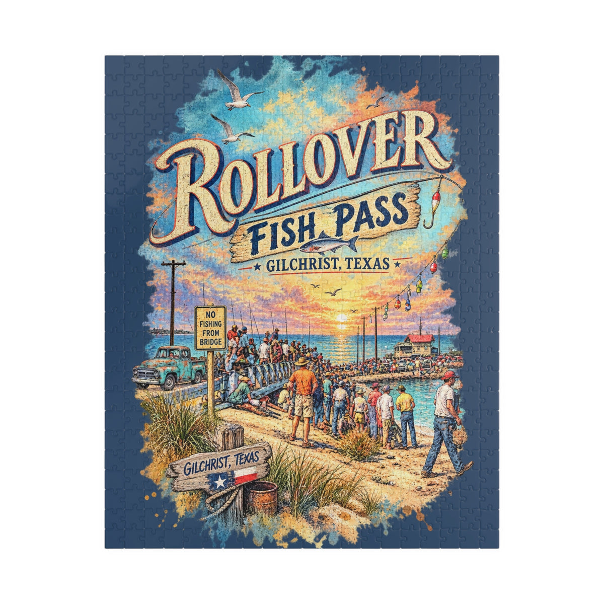 Rollover Fish Pass jigsaw puzzle, alternate view 1
