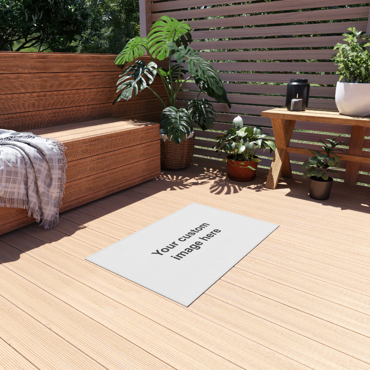 Your Sign on an Outdoor Rug (Custom)