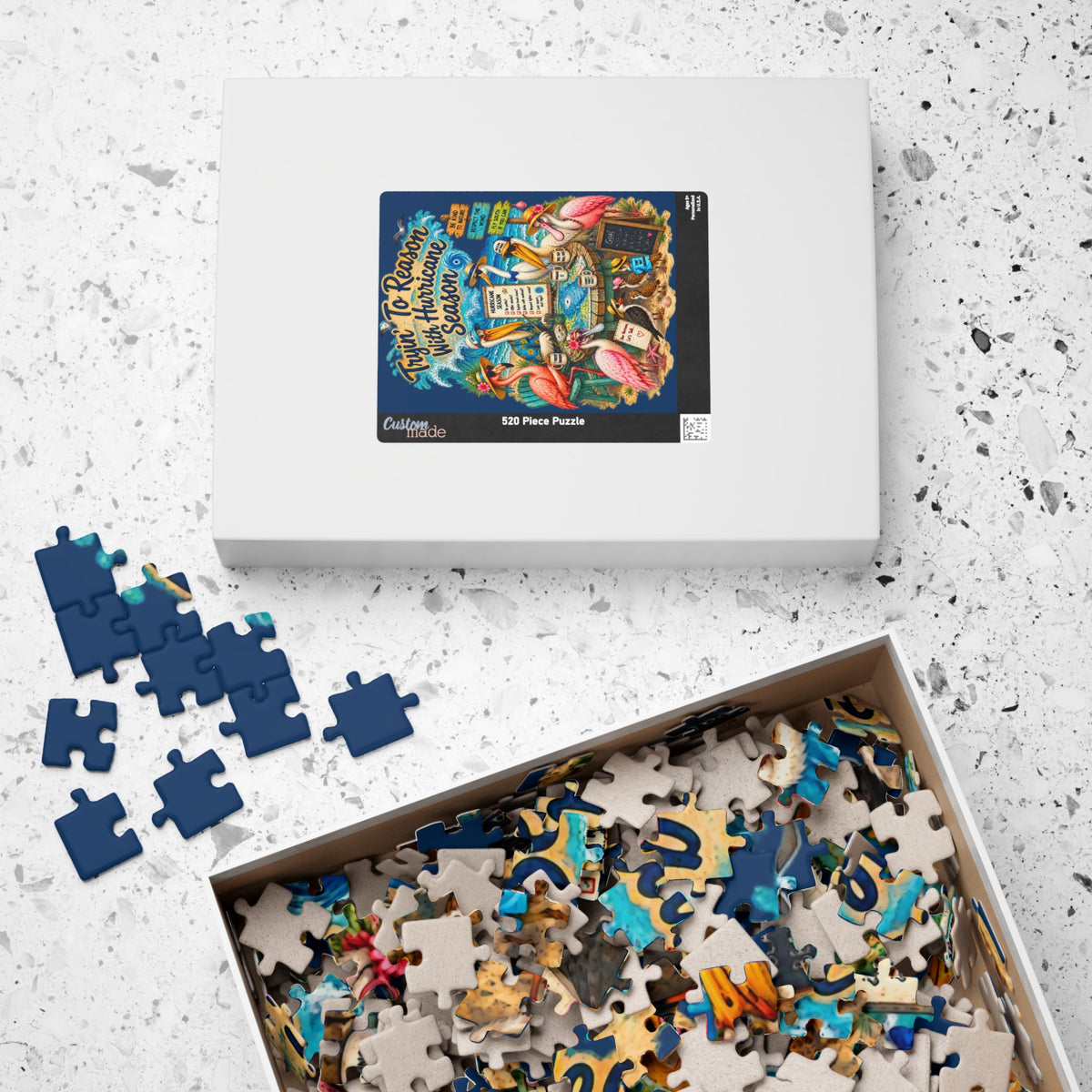 Tryin' to Reason with Hurricane Season jigsaw puzzle, alternate view 7