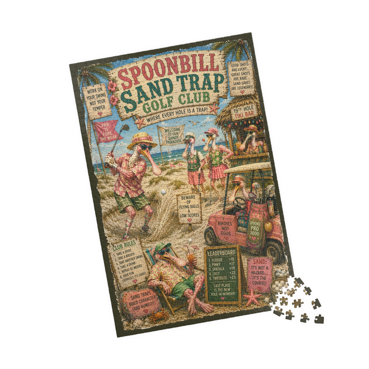 Spoonbill Sand Trap Golf Club jigsaw puzzle, alternate view 3