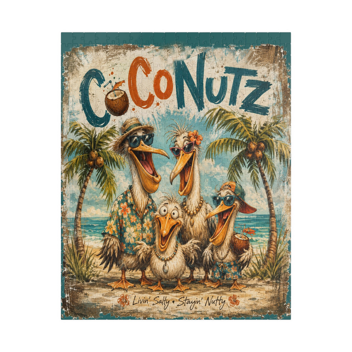 CoCoNutz Livin' Salty Stayin' Nutty Jigsaw Puzzle