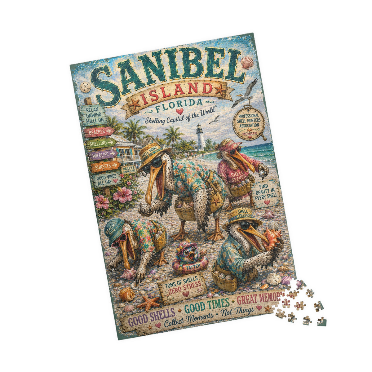 Sanibel Island Florida jigsaw puzzle, alternate view 3