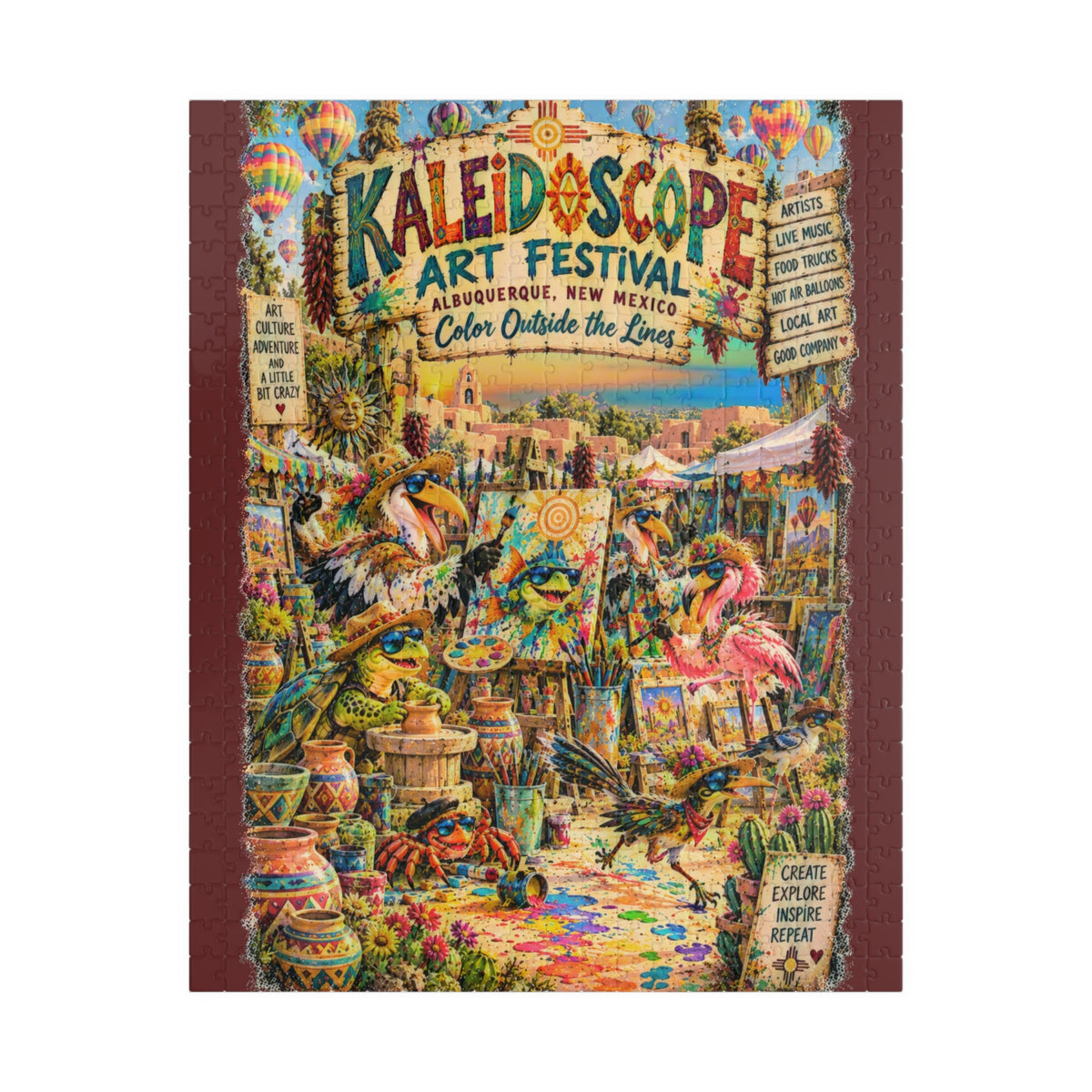 Kaleidoscope Art Festival Jigsaw Puzzle