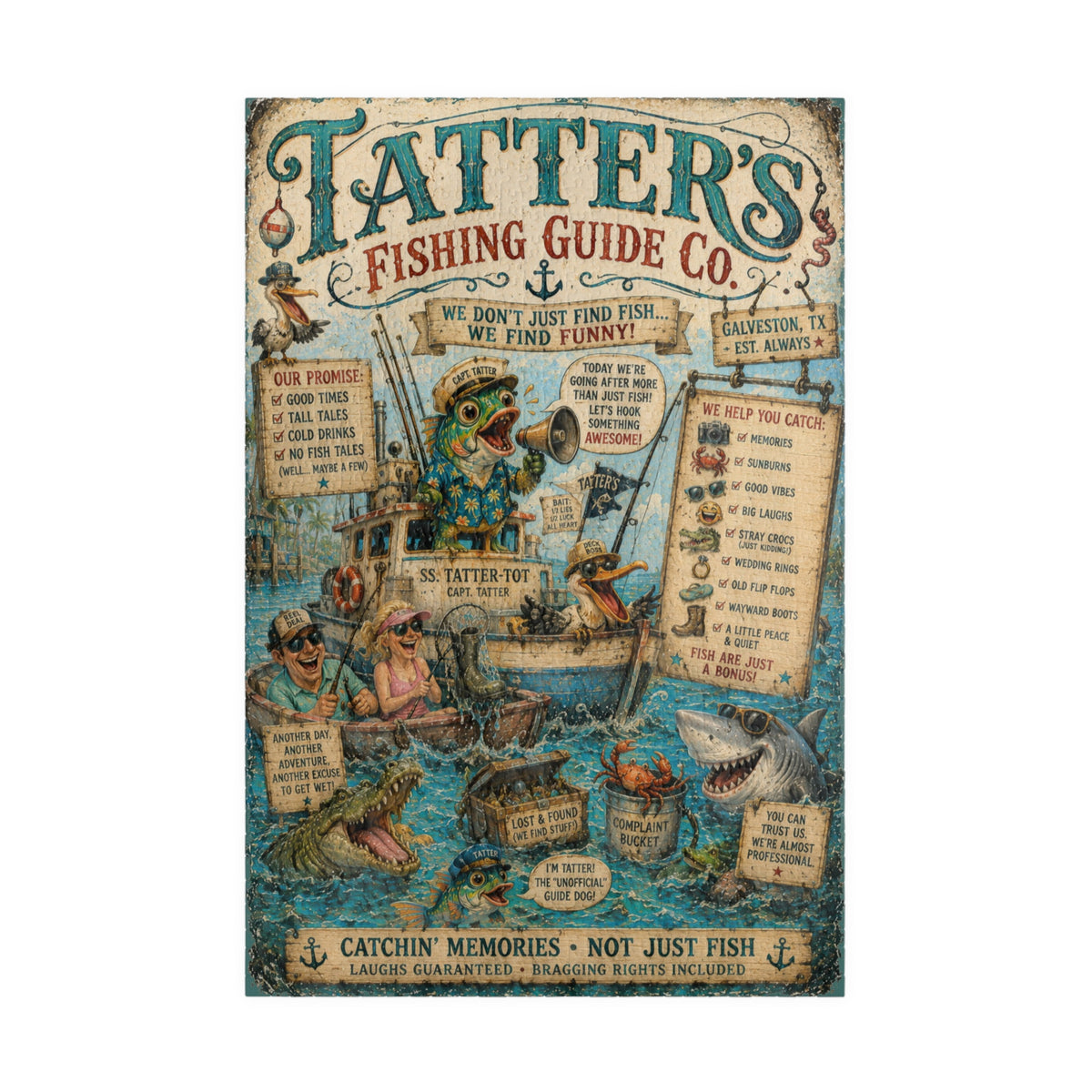 Tatter's Fishing Guide Co. Jigsaw Puzzle