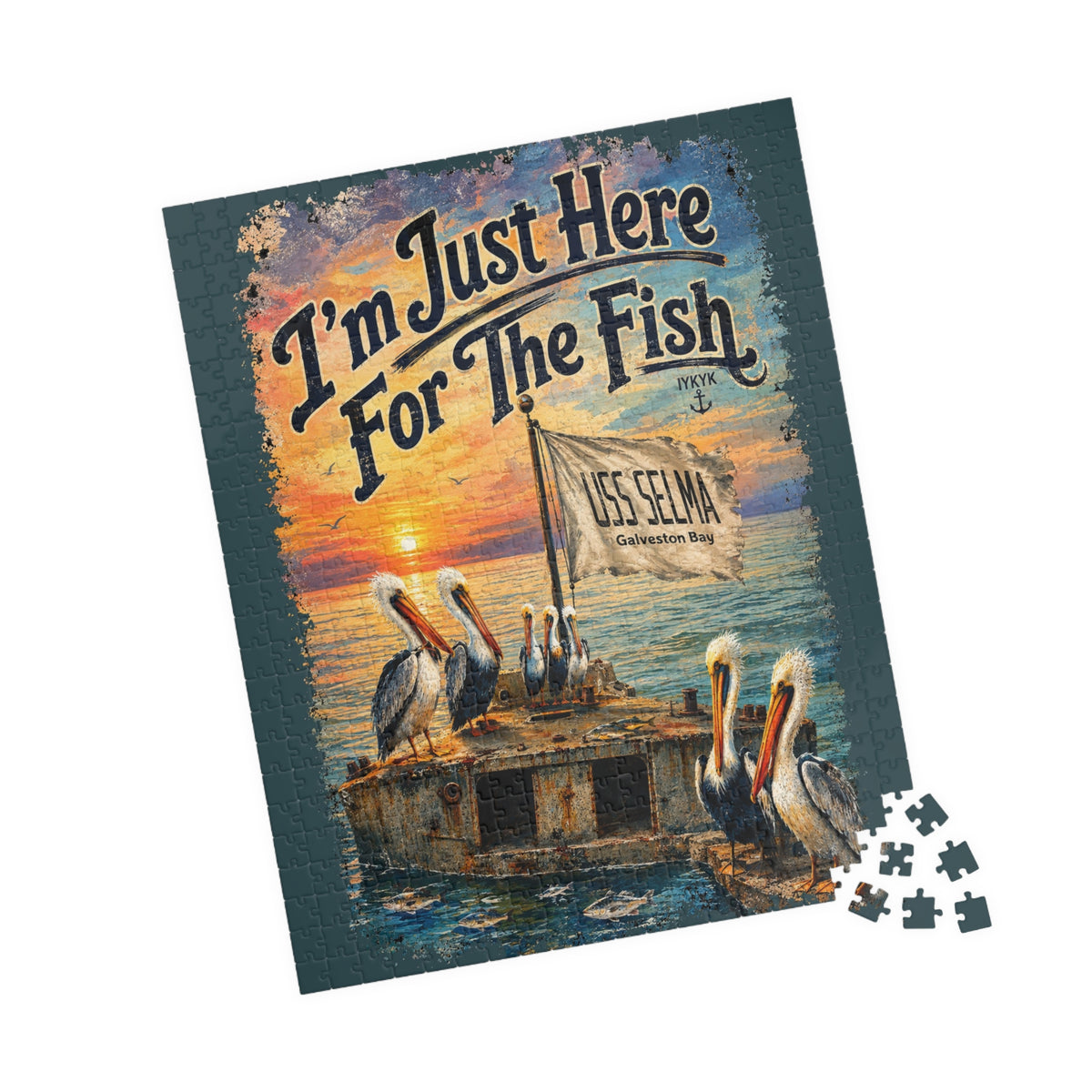 I'm Just Here for the Fish - USS Selma jigsaw puzzle, alternate view 6